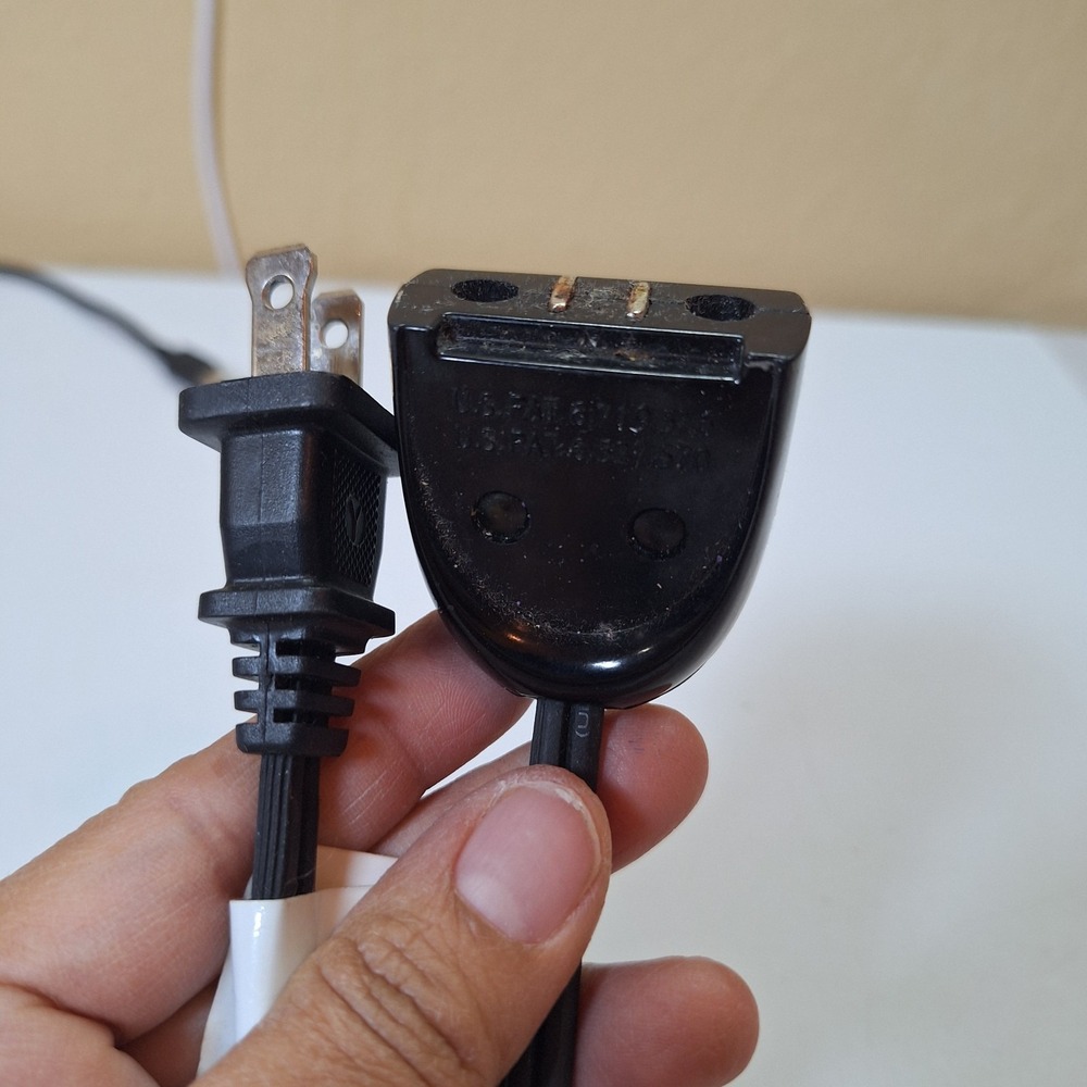 Vintage Presto Magnetic Power Cord 13A 120V Deep Fryer Skillet Replacement Plug